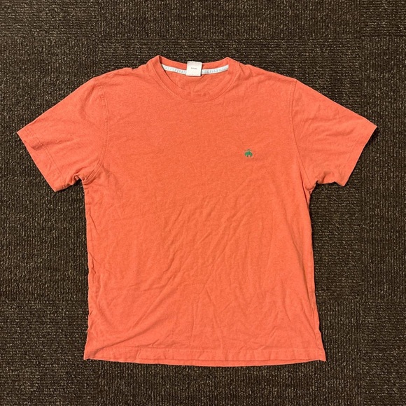 Brooks Brothers Orange Short Sleeve Tee - Picture 1 of 4